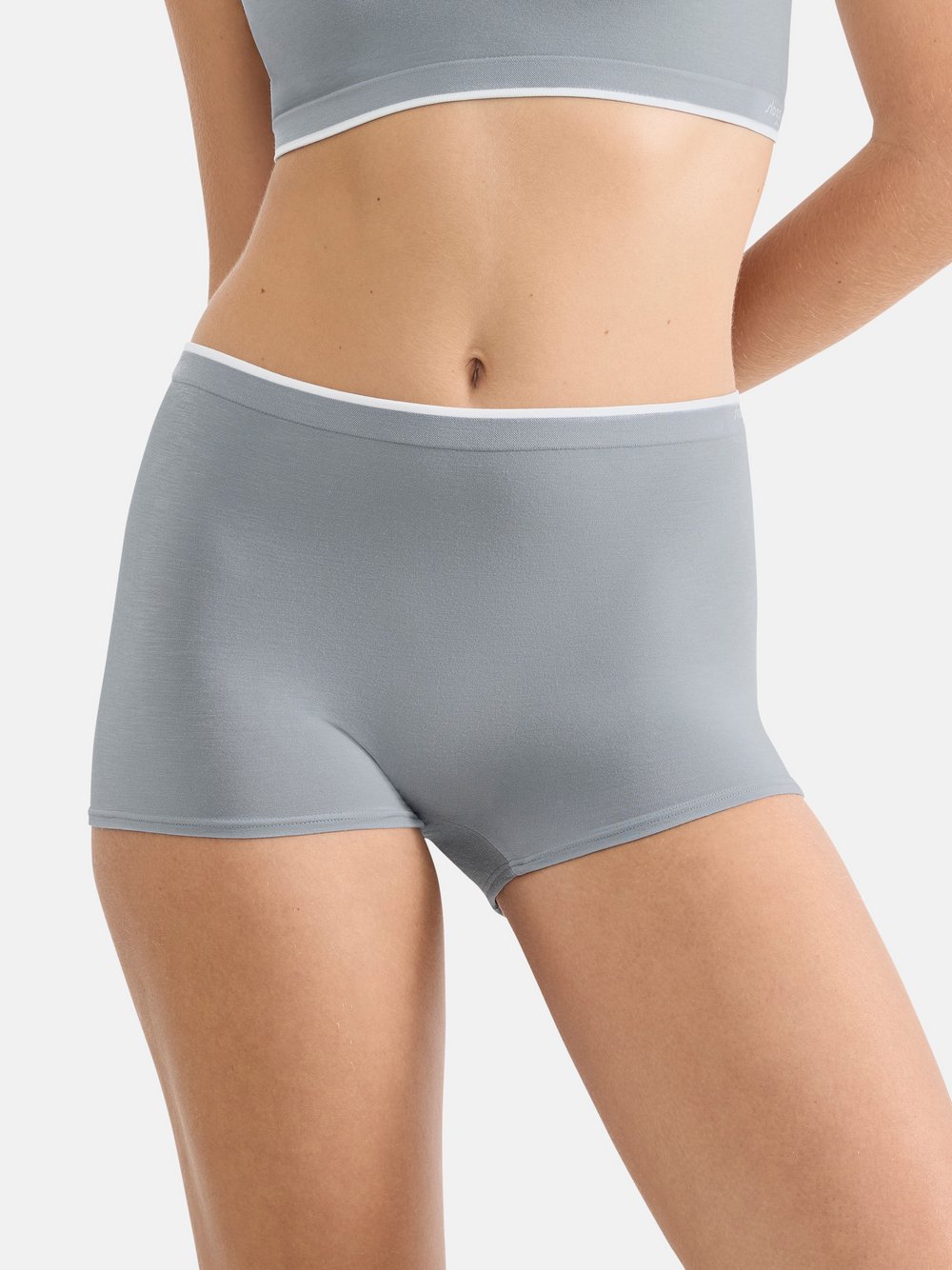 Thumbnail - sloggi Short Slip Damen Modal grau, XL