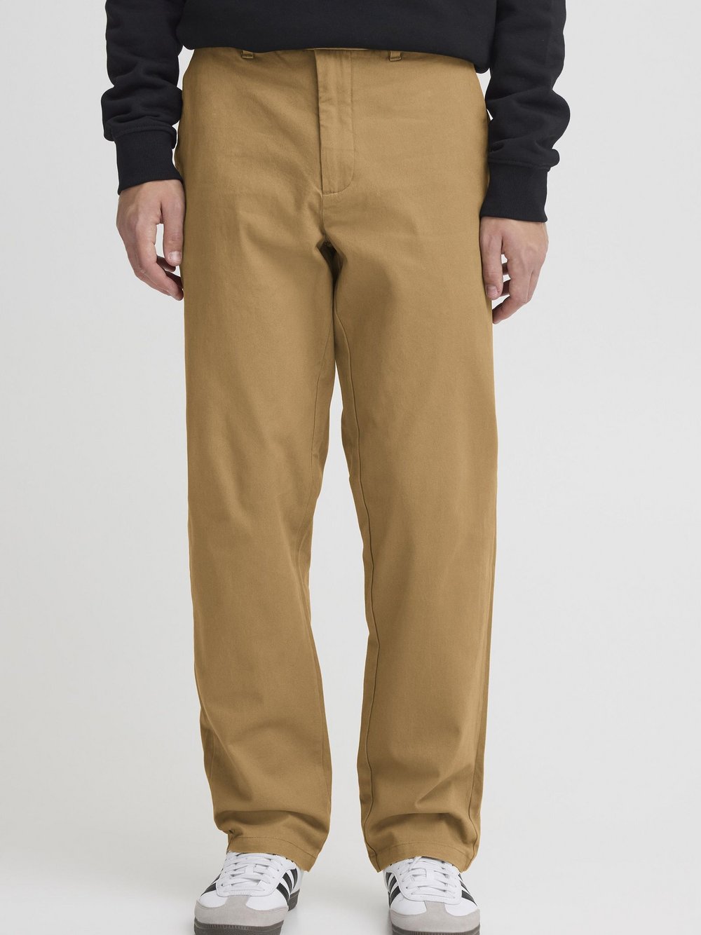 Thumbnail - Solid Chinohose Herren Baumwolle braun, 33-32