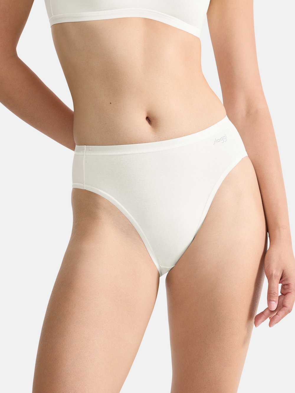 Thumbnail - sloggi Tai Slip Damen Baumwolle weiß, XS