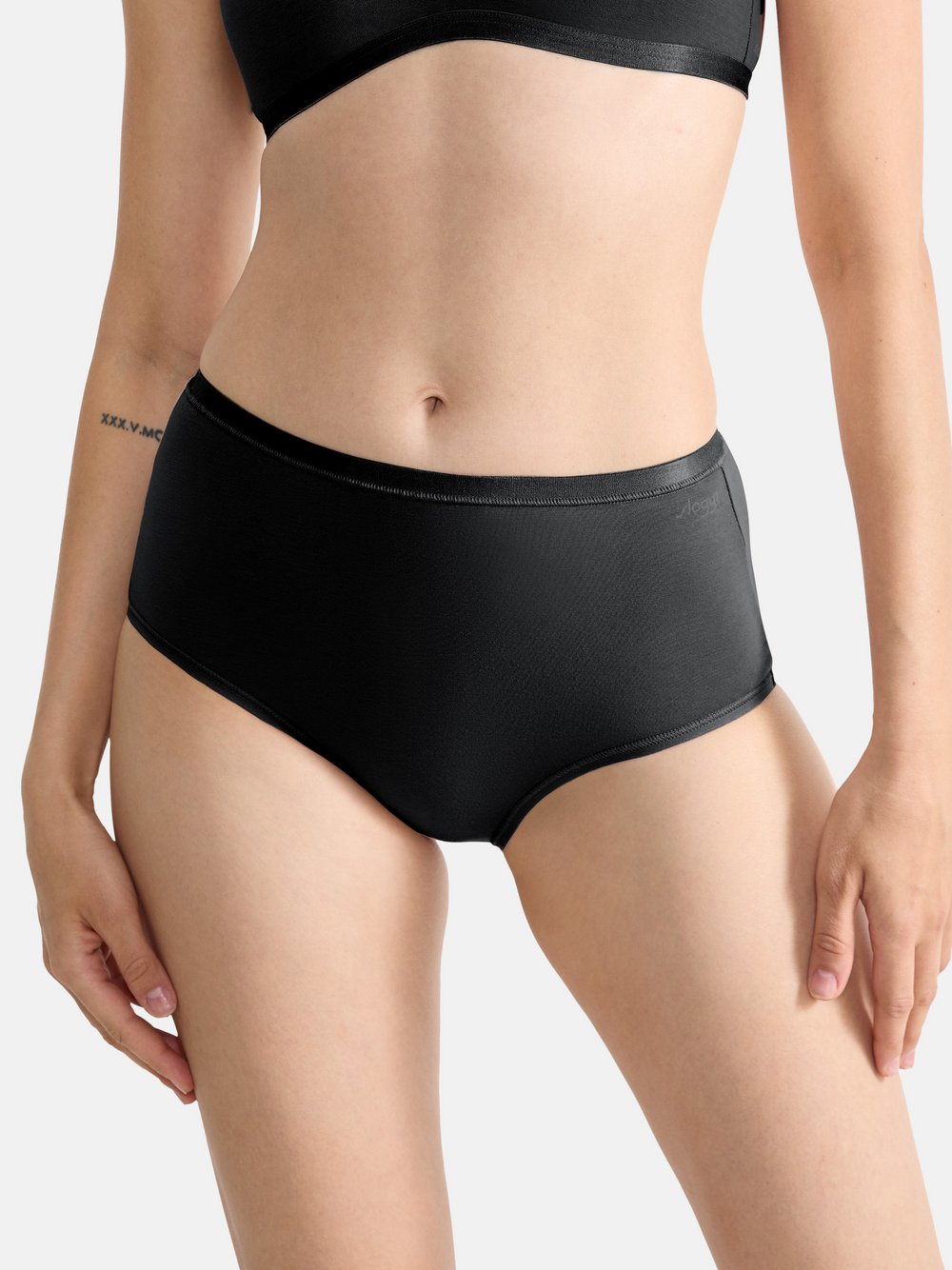 Thumbnail - sloggi High Waist Panty Damen Baumwolle schwarz, L