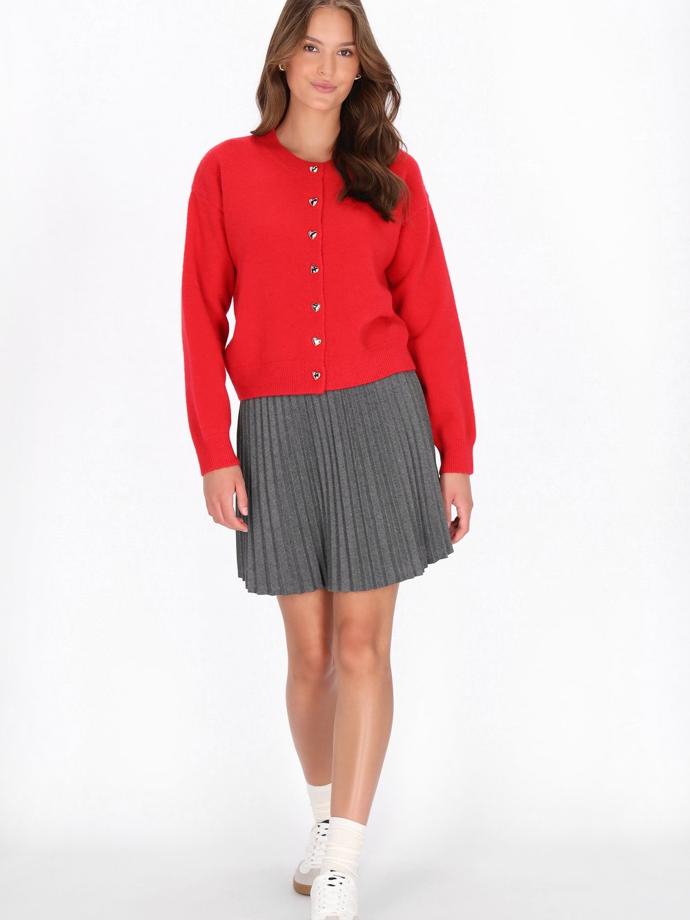 MyMo Strickjacke Damen rot, M/L