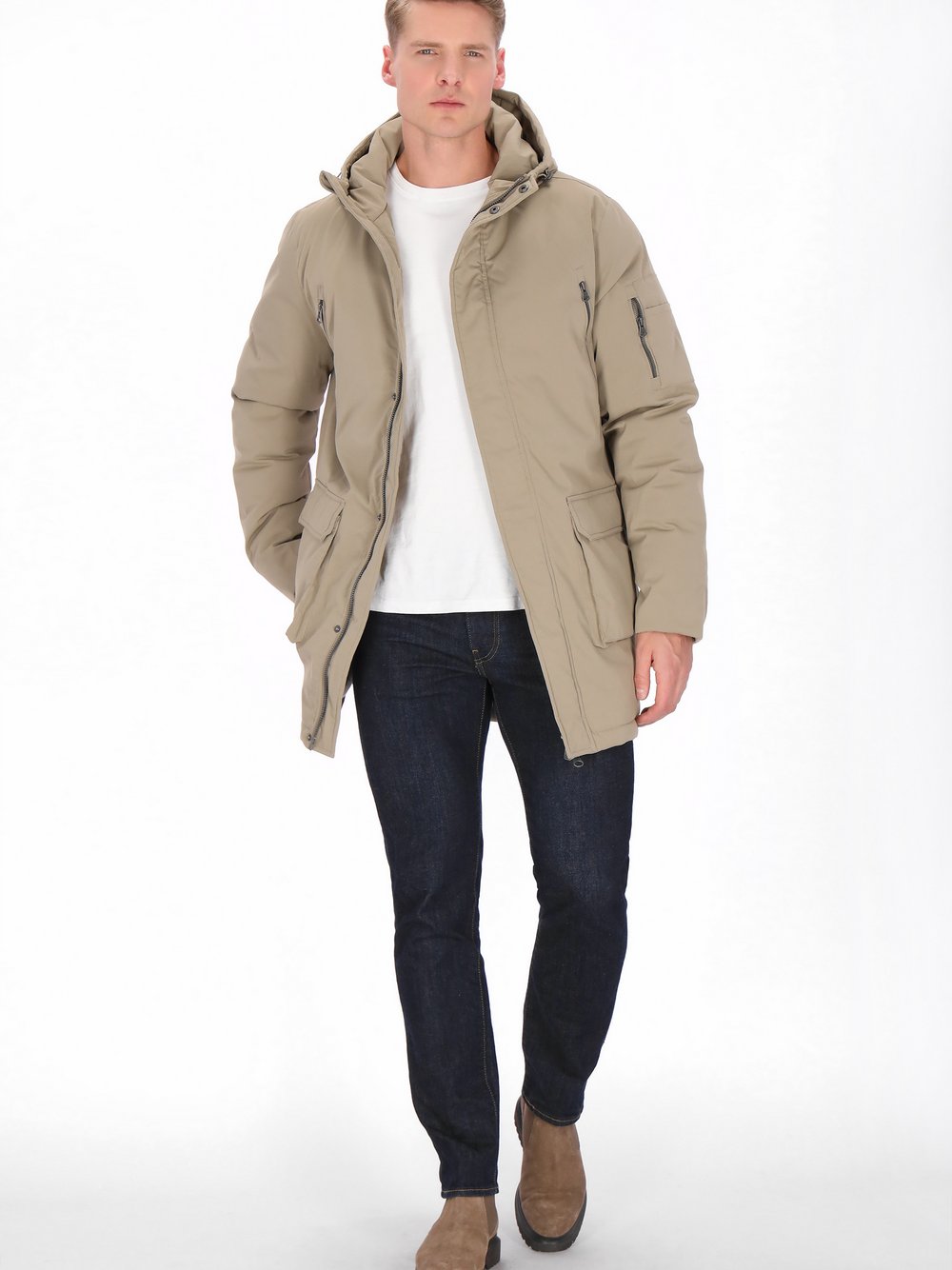 Dreimaster Mantel Herren grau, XXL