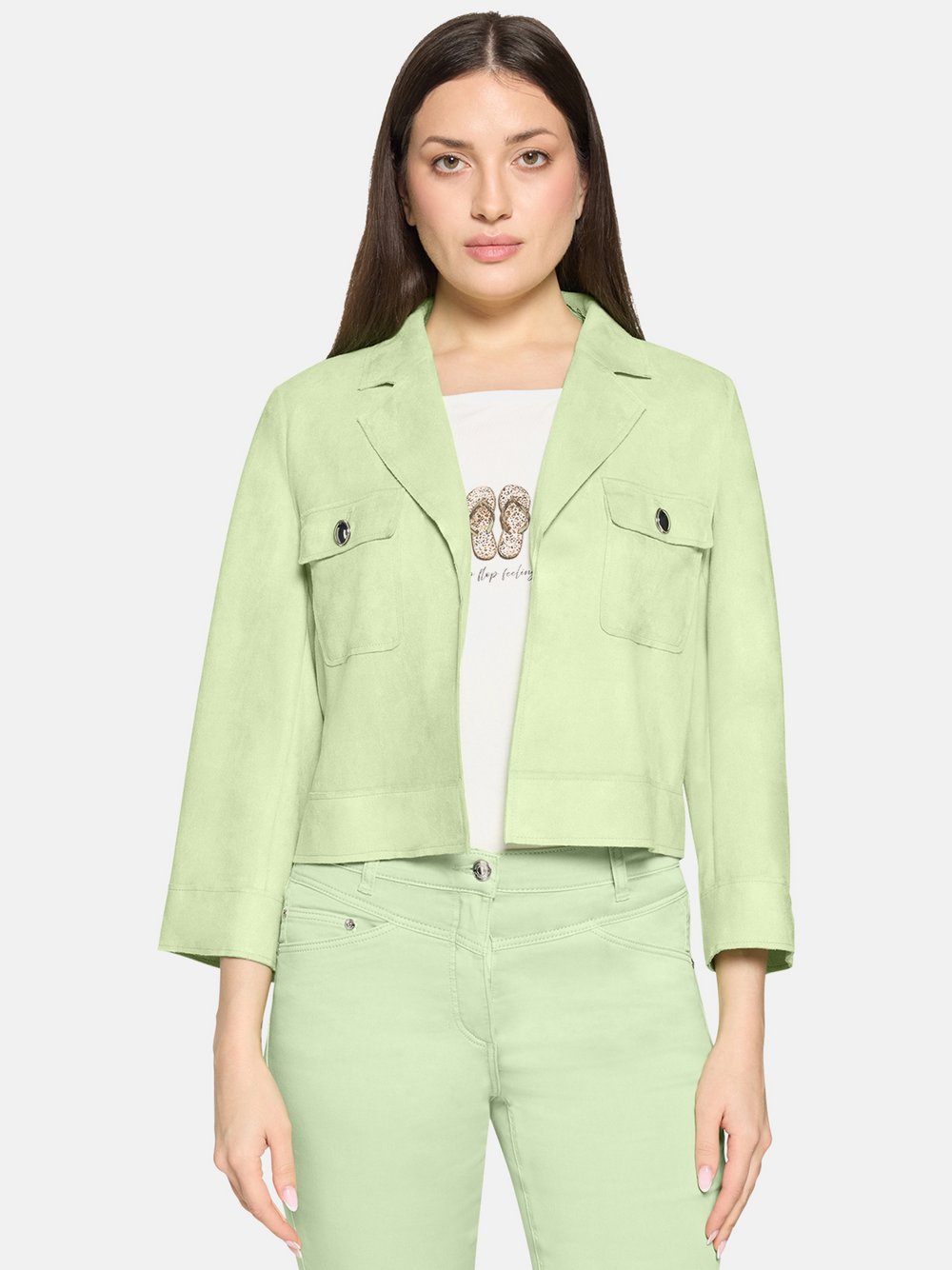 Betty Barclay Blazer-Jacke Damen grün, 36