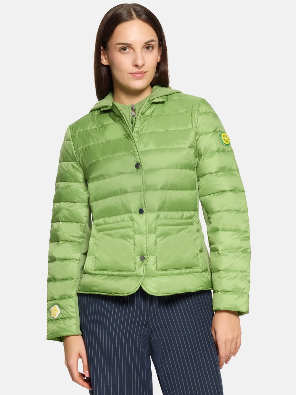 Cartoon Steppjacke Damen Polyamid grün, 46