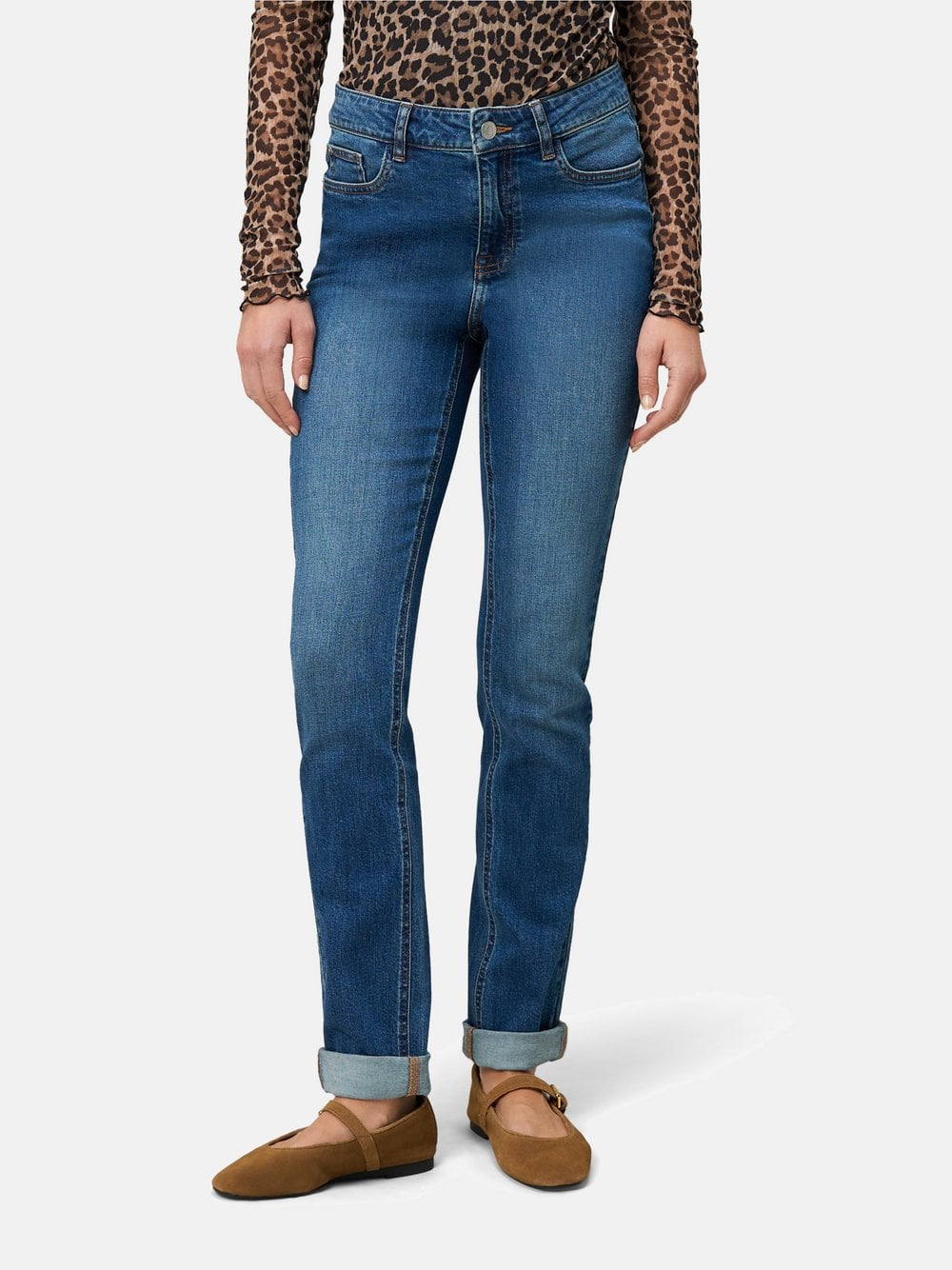 zero Jeans Damen Baumwolle blau, 34