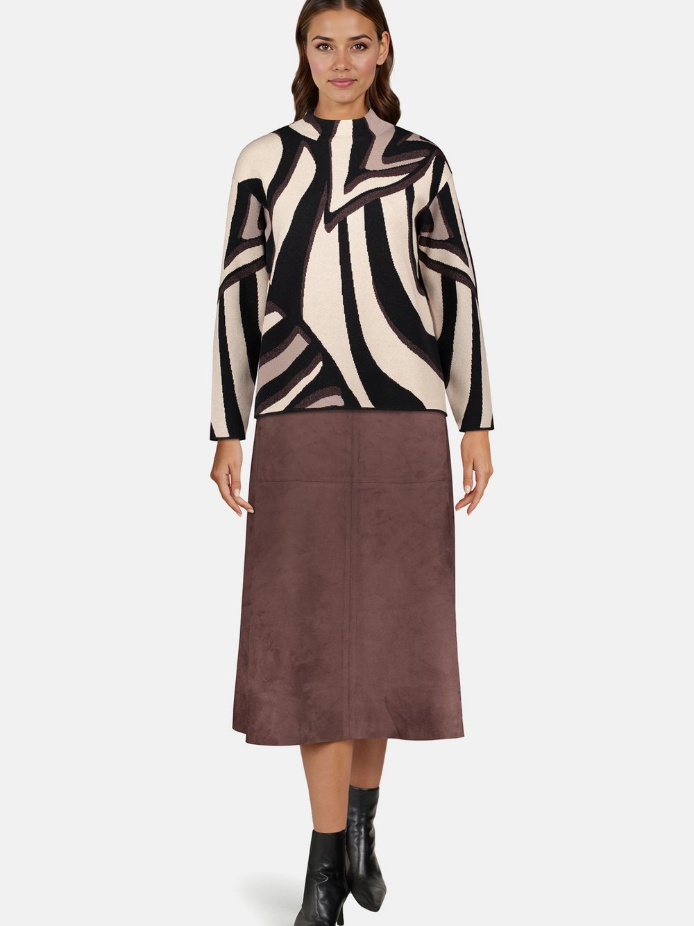 Betty Barclay A-Linien-Rock Damen braun, 48