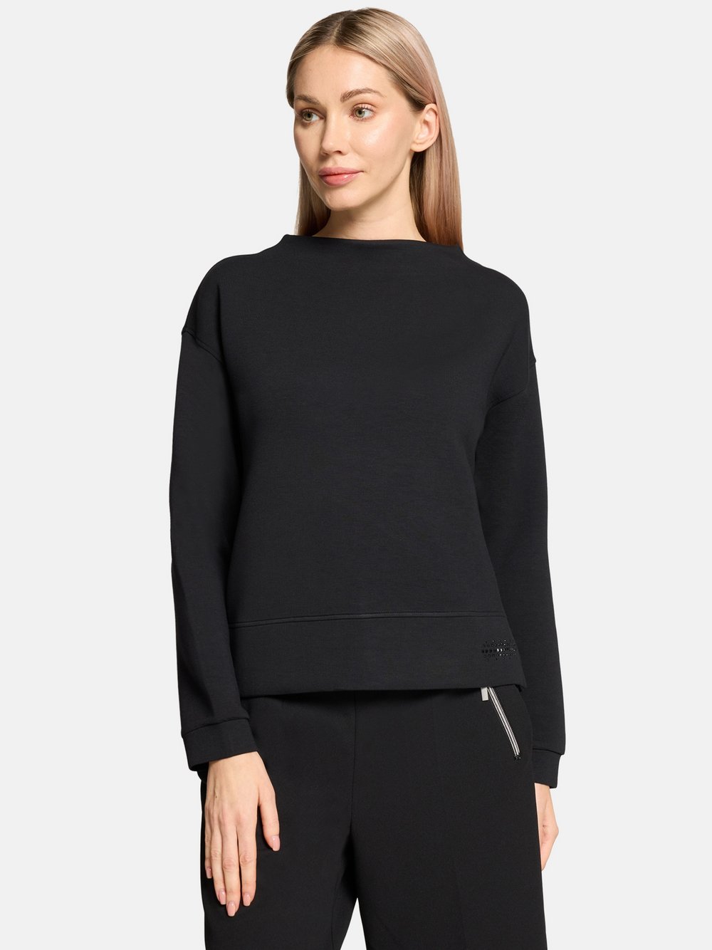 Betty Barclay Sweatshirt Damen Viskose schwarz bedruckt, 42