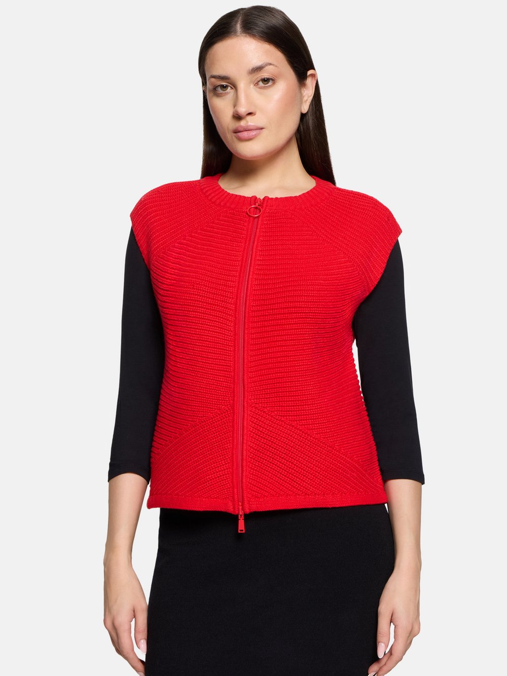 Betty Barclay Grobstrickjacke Damen Baumwolle rot, 40