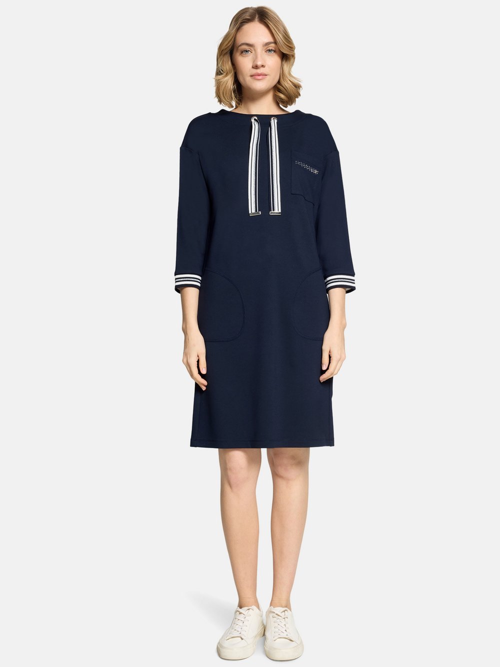 Betty Barclay Jerseykleid Damen Viskose blau, 44