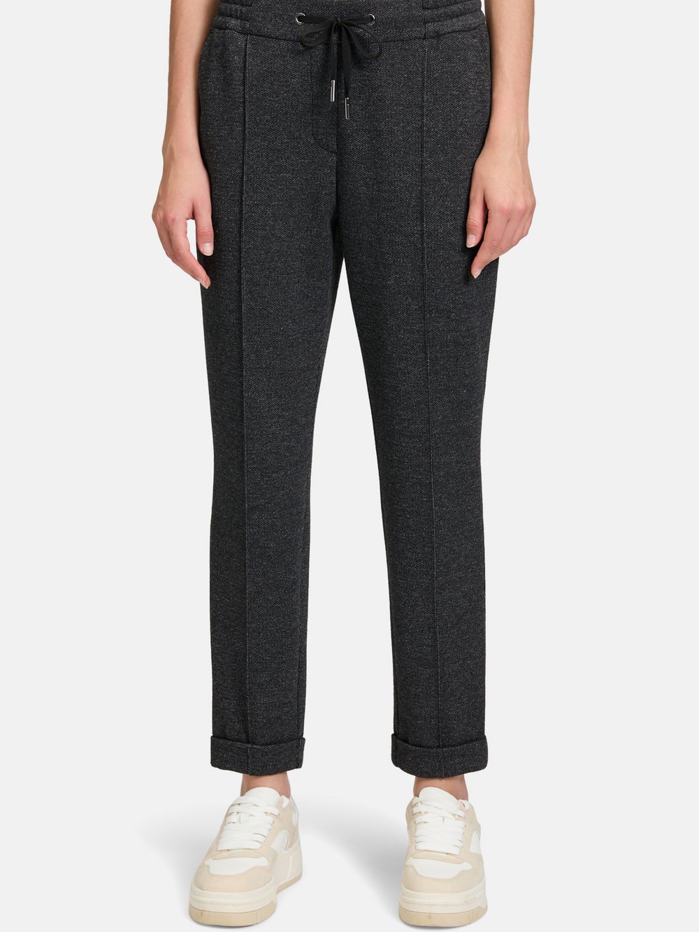 Betty & Co Schlupfhose Damen schwarz meliert, 42