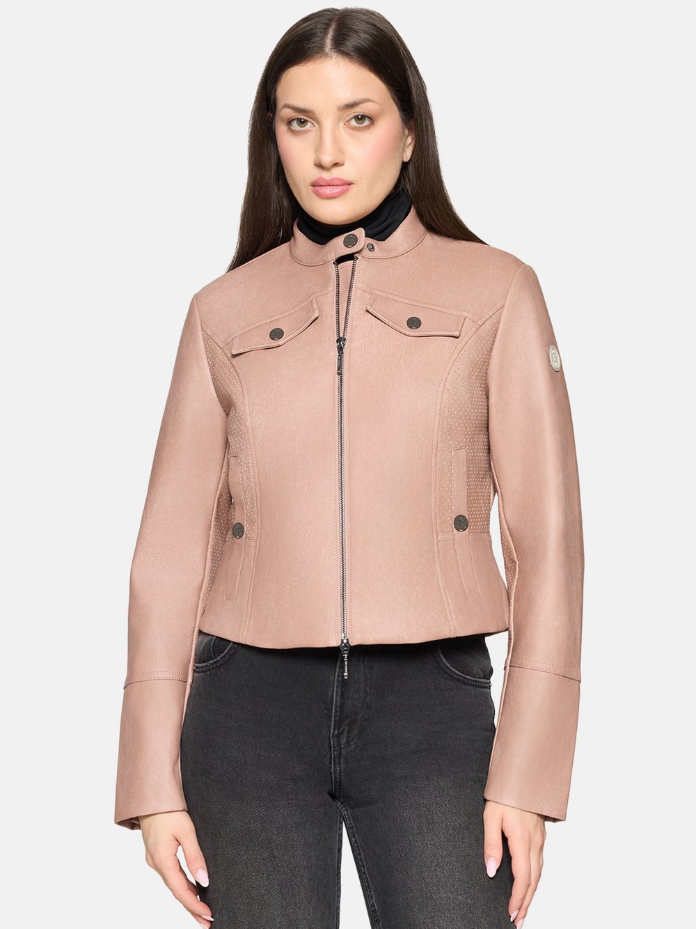 Amber & June Casual-Jacke Damen mehrfarbig, 36