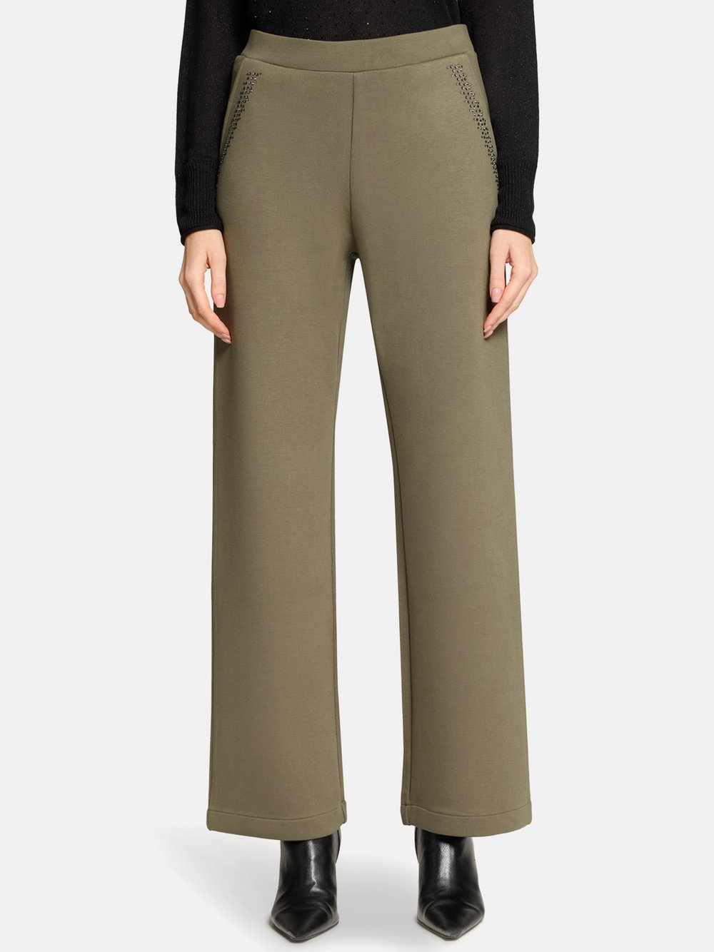 Betty Barclay Schlupfhose Damen Viskose grün, 36