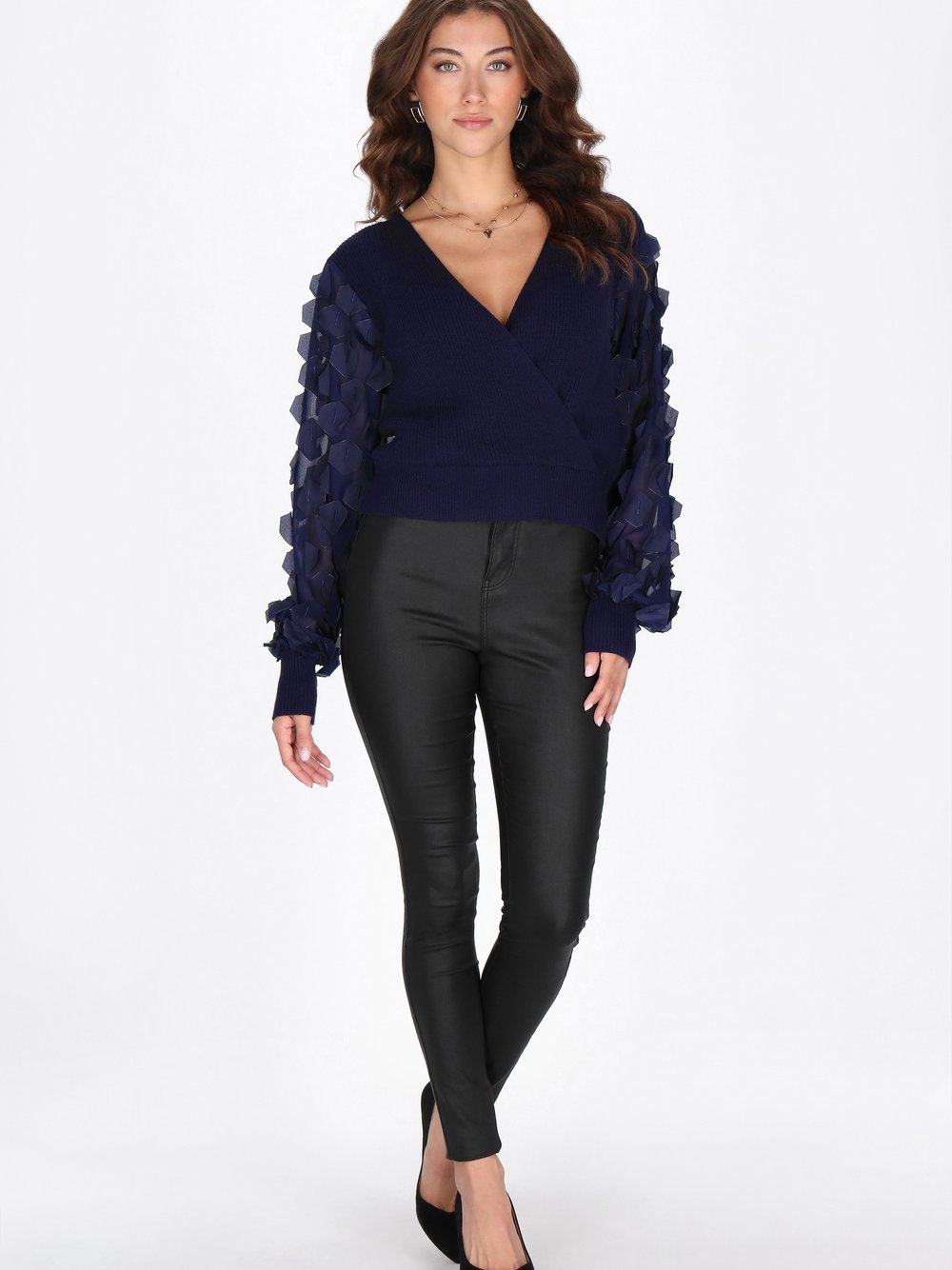 Faina Pullover Damen Viskose schwarz, M/L