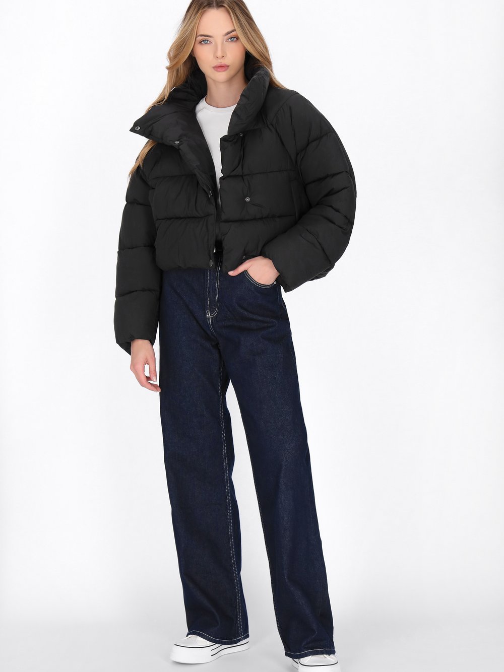 Dreimaster Jacke Damen schwarz, XL