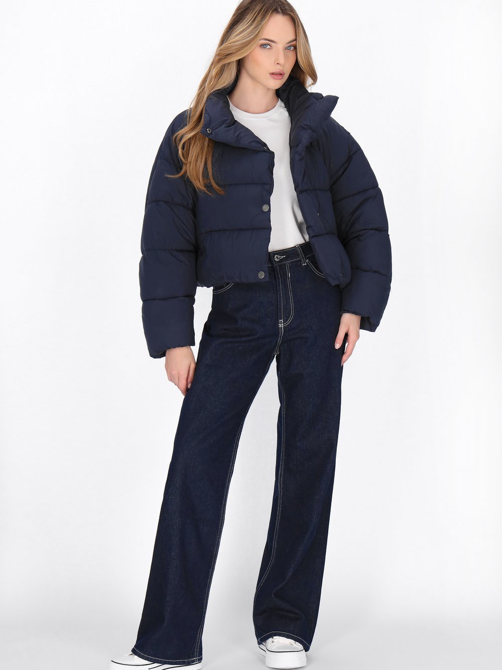 Dreimaster Jacke Damen blau, L