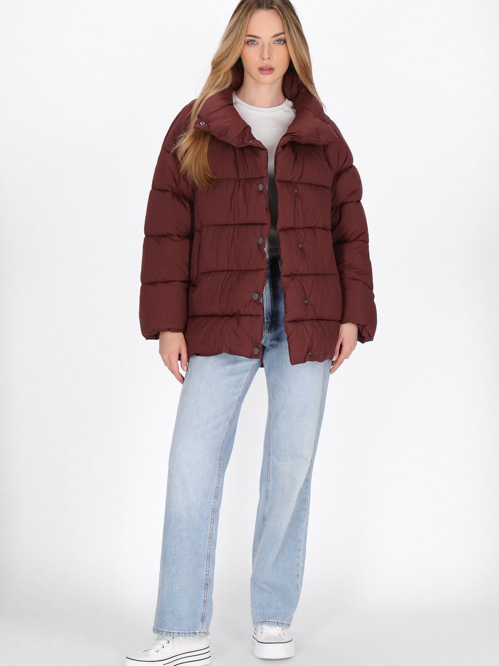 Dreimaster Jacke Damen rot, M