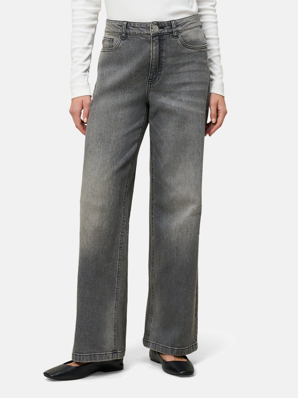 Thumbnail - zero Jeans Damen Baumwolle grau, 38