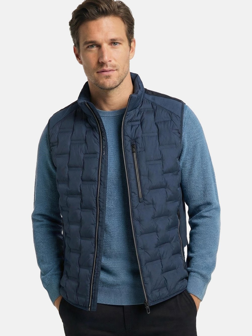 CASAMODA Steppweste Herren blau, XL