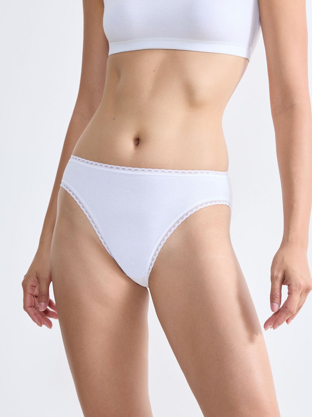 sloggi Tai-Slip  Damen Jersey weiß, 44