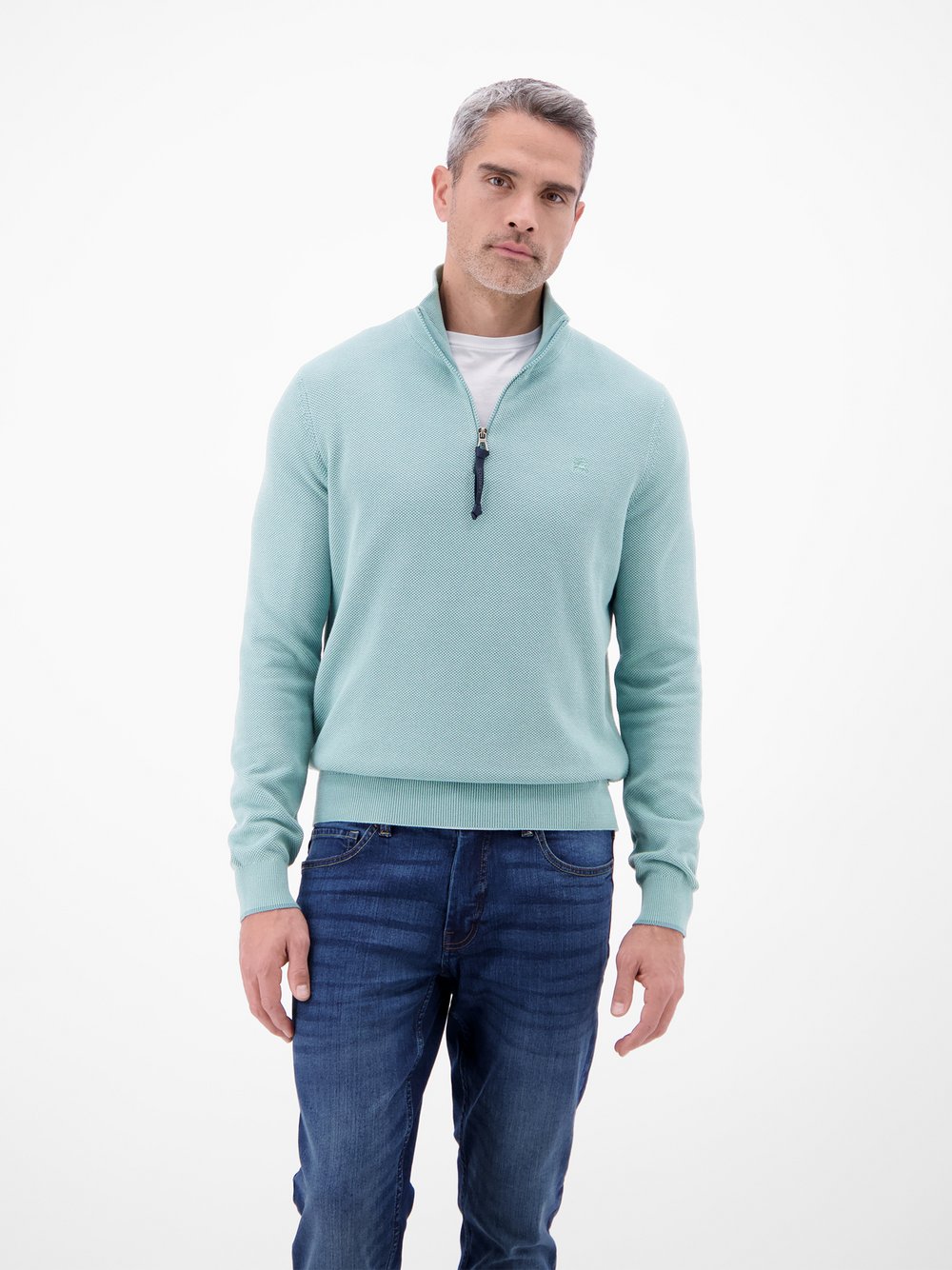 LERROS Troyer Herren Baumwolle blau, XL