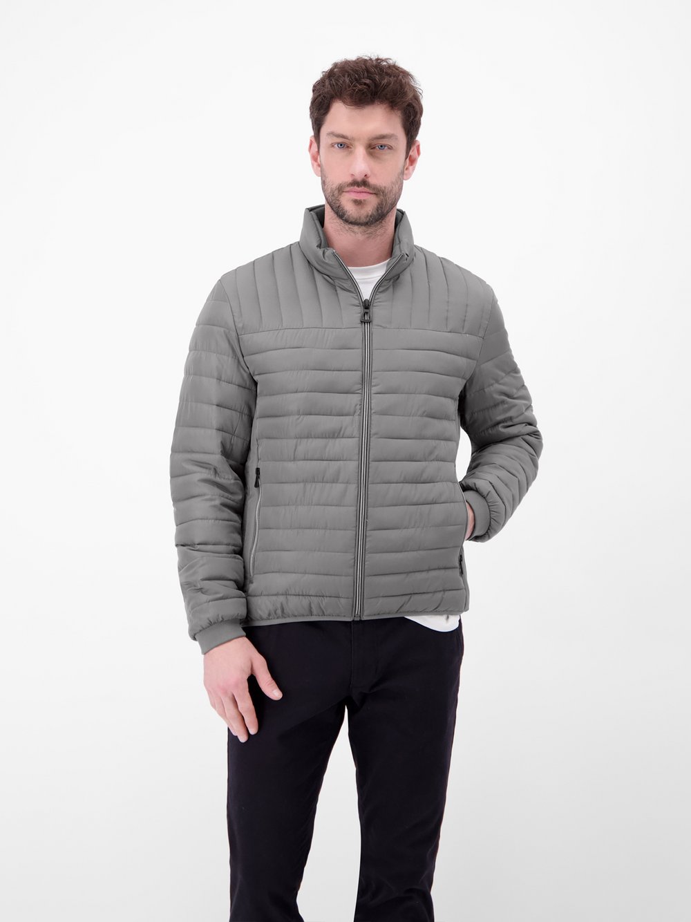 LERROS Steppjacke Herren grau, M