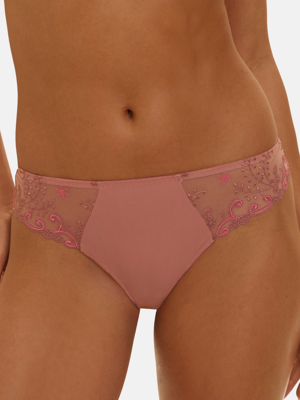 Simone Perele String Damen rosa gemustert, 36