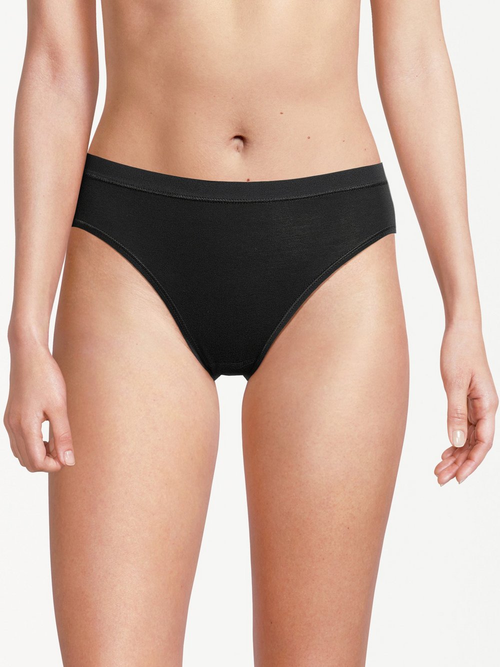 con-ta Midi Slip Damen Baumwolle schwarz, 46