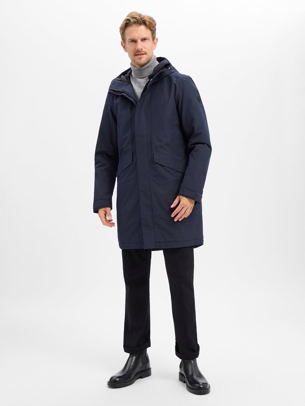 Didriksons Herren Marine Parkas, Blau, Gr. M - Bild 3