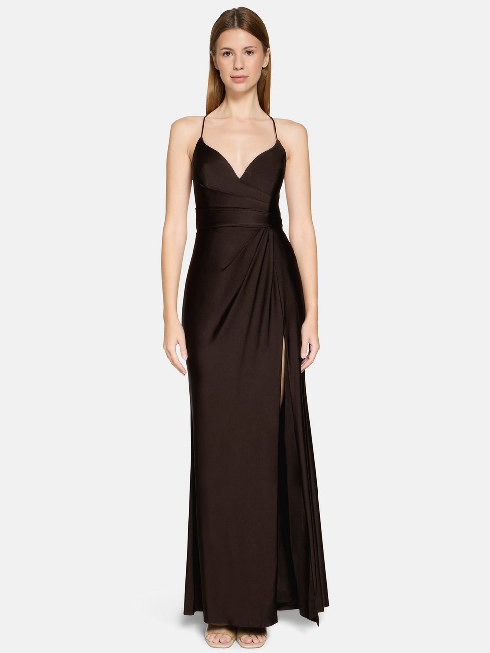 Thumbnail - Vera Mont Abendkleid Damen Polyamid braun, 42