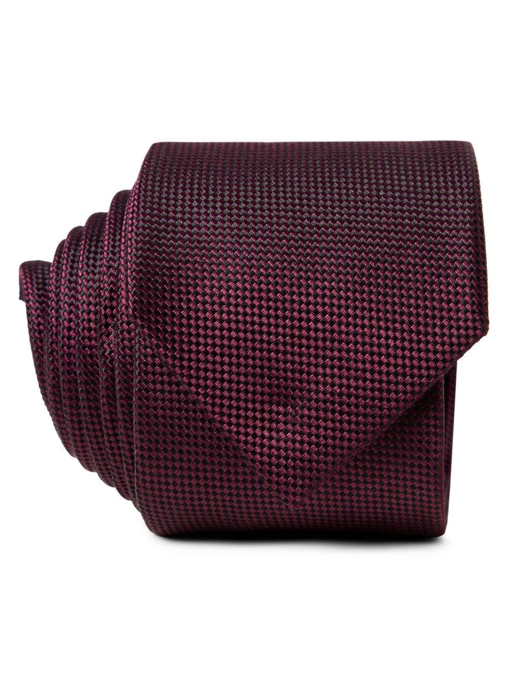 Willen Seidenkrawatte Herren rot strukturiert, ONE SIZE