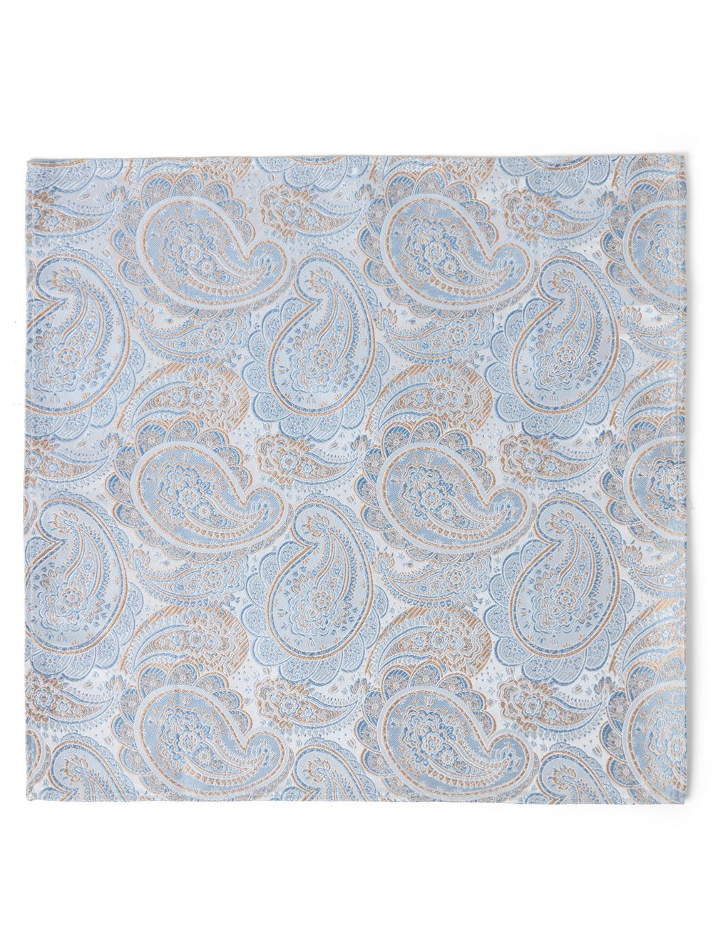 Willen Einstecktuch aus Seide Herren blau gemustert, ONE SIZE