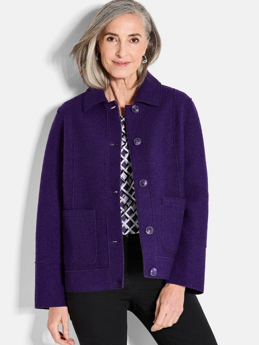 Thumbnail - Goldner Jacken Damen lila, 20