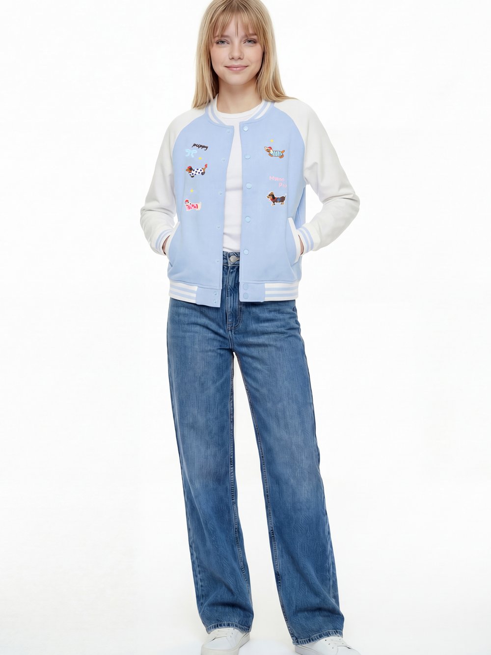 MyMo Jacke Damen Baumwolle mehrfarbig, S