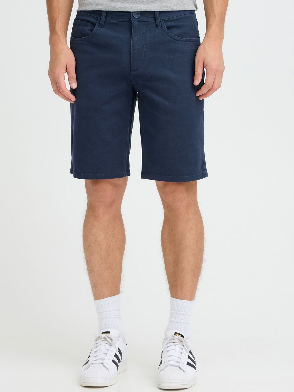 BLEND Chinoshorts  Herren Baumwolle blau, L