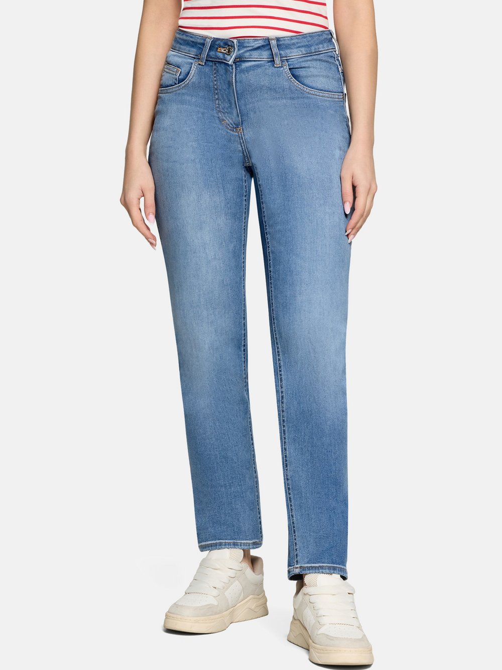 Betty Barclay Basic-Jeans Damen Baumwolle blau, 44