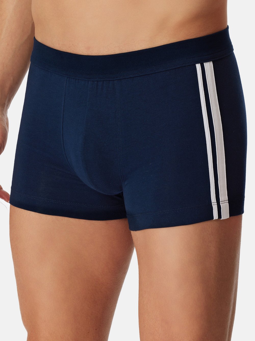 Thumbnail - Schiesser Retro Short  Herren Baumwolle blau, M