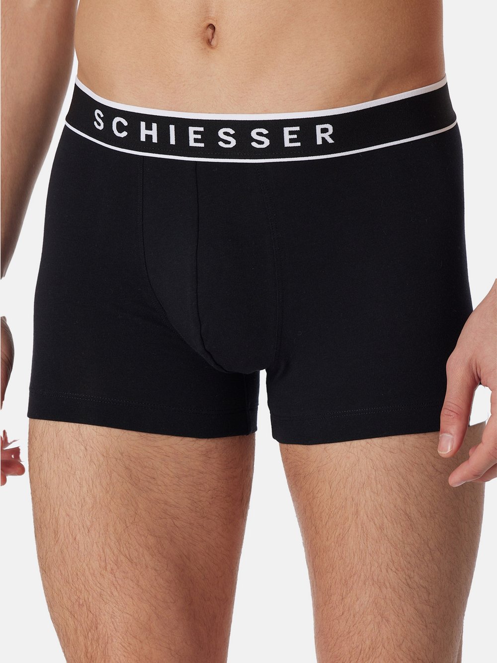 Thumbnail - Schiesser Retro Short  Herren Baumwolle blau, XL