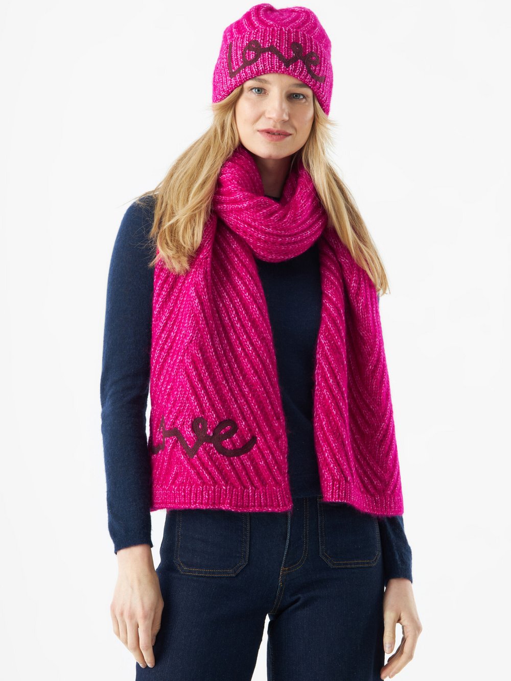 Codello Mütze Damen pink strukturiert, ONE SIZE