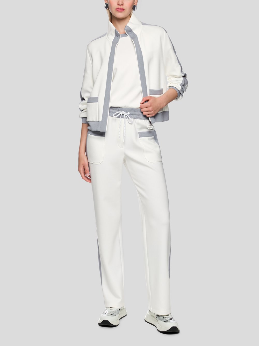 Marc Cain Jacke Damen Polyamid weiß, 40