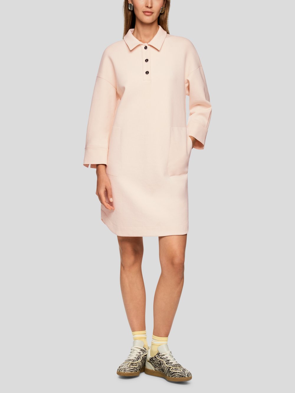 Marc Cain Kleid Damen Baumwolle beige, 46