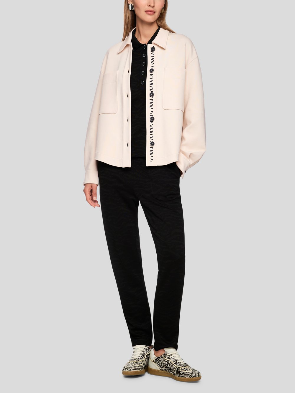 Thumbnail - Marc Cain Jacke Damen Baumwolle beige, 40