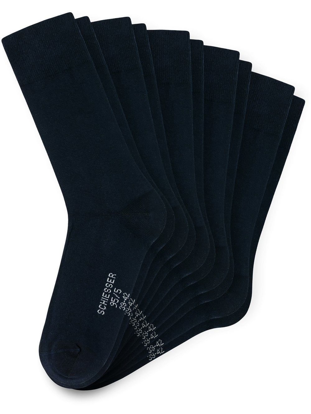Schiesser Freizeitsocken  Herren Jersey blau, 43-46