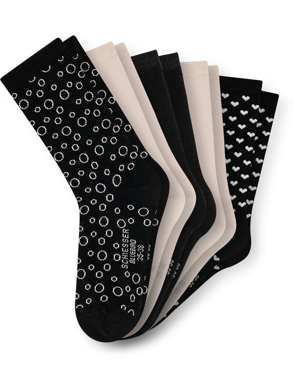 Thumbnail - Schiesser Freizeitsocken Damen Jersey mehrfarbig bedruckt, 39-42