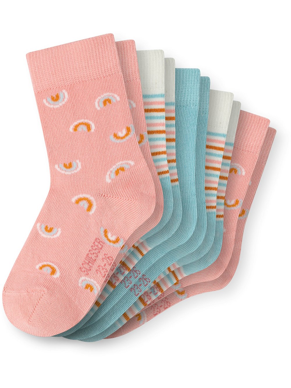 Thumbnail - Schiesser Freizeitsocken  Mädchen Jersey mehrfarbig bedruckt, 27-30