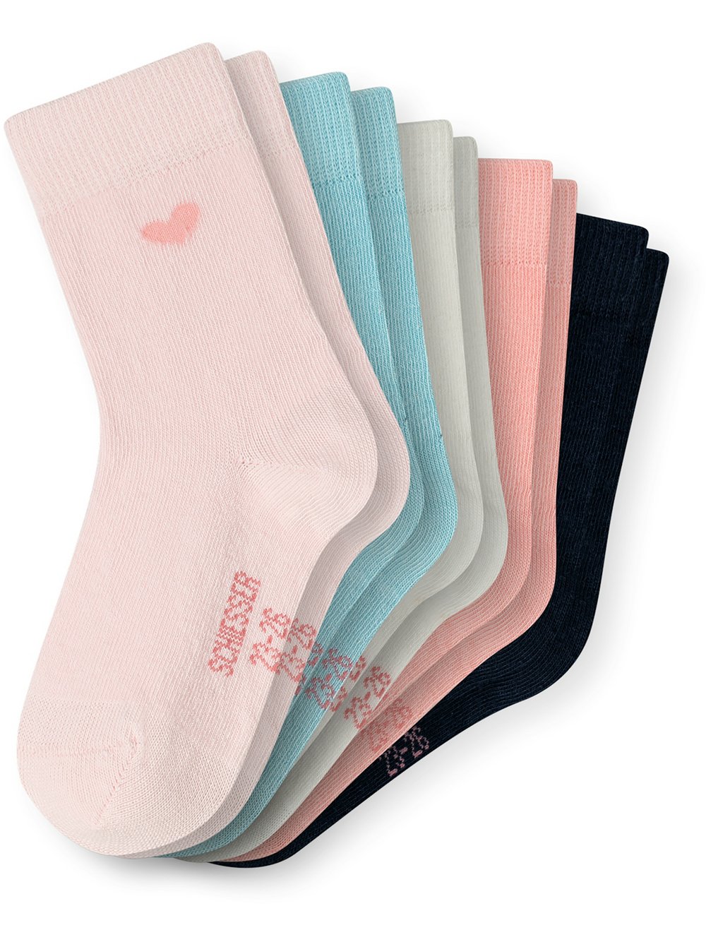 Thumbnail - Schiesser Freizeitsocken  Mädchen Jersey mehrfarbig bedruckt, 27-30