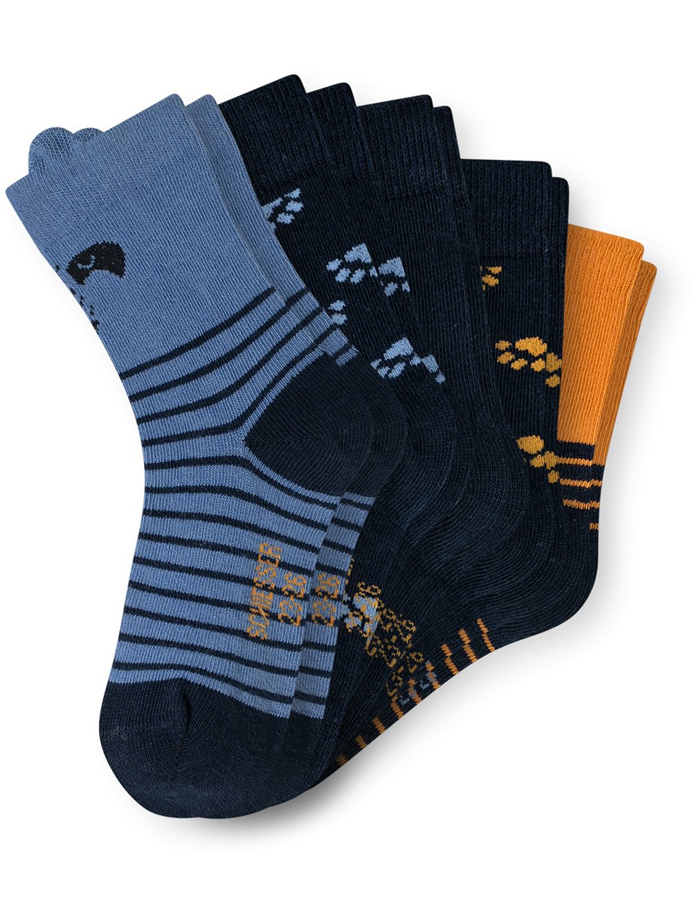 Thumbnail - Schiesser Freizeitsocken  Jungen Jersey mehrfarbig bedruckt, 27-30