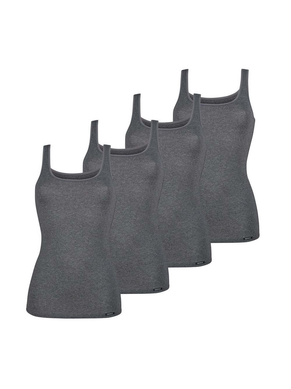 SKINY Tanktop Damen Baumwolle grau, 42