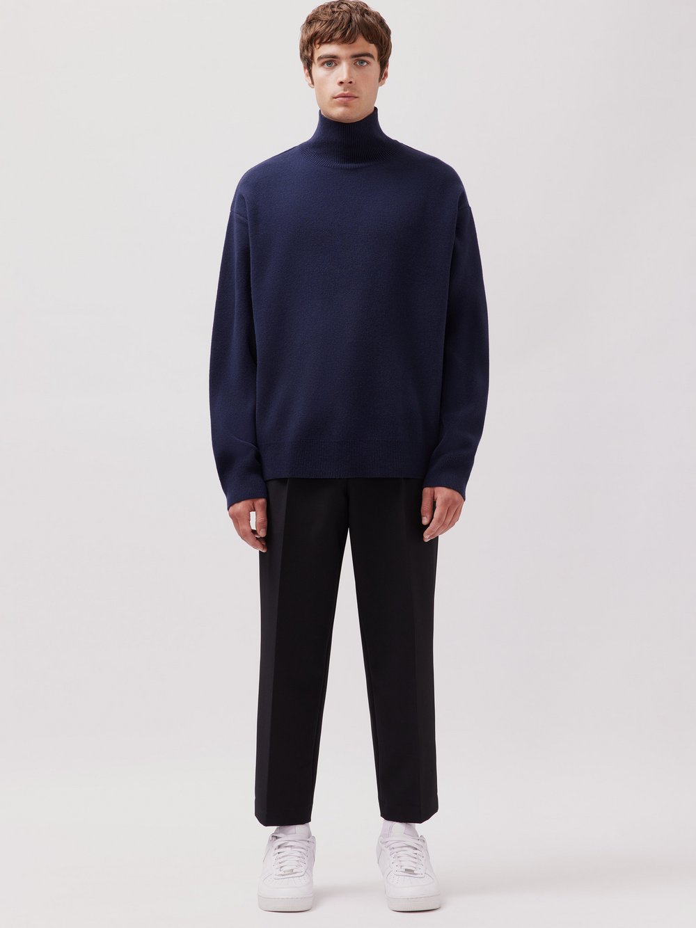 Thumbnail - Studio Seidensticker Pullover Herren Lambswool blau, M