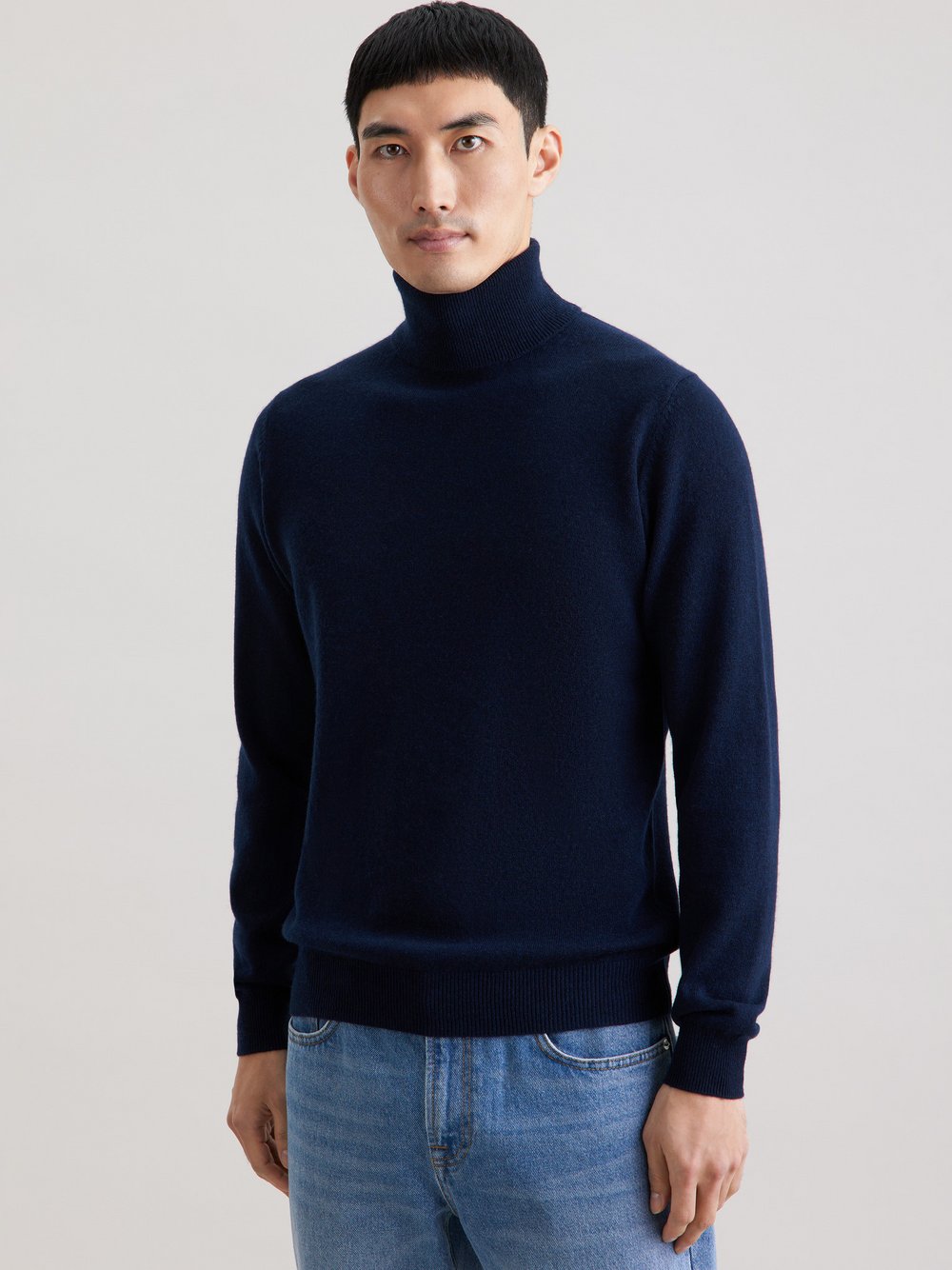 Thumbnail - Seidensticker Pullover Herren Cashmere (100%) blau, M