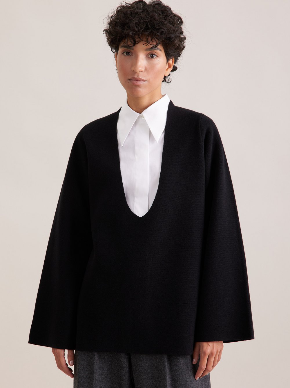 Thumbnail - Seidensticker Pullover Damen Lambswool schwarz, M